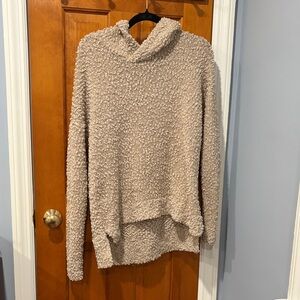 Hollister Cozy Beige Sweater with Hood
